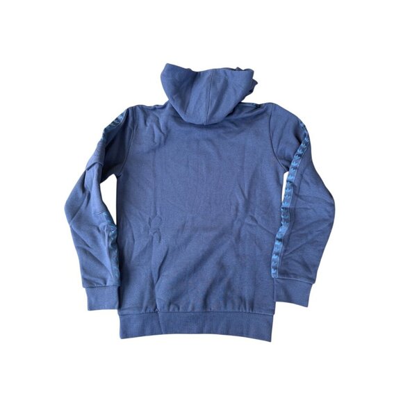 Adidas Boys Navy Hoodie With Kangaroo Pocket & Sleeve Detail Size S Boys (9-10Y) - Picture 3 of 4